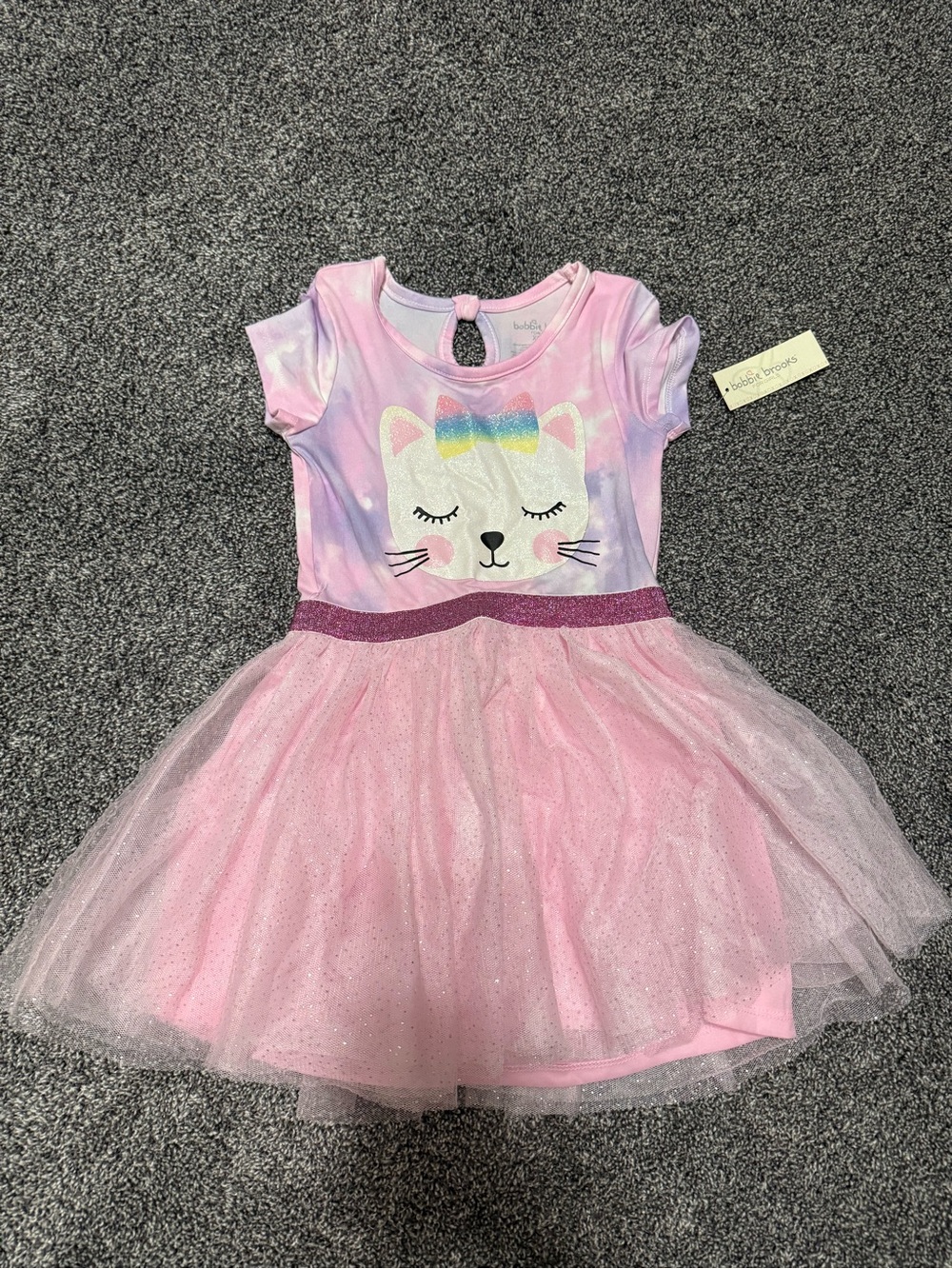 Bobbie brooks Girls xs 4/5 NWT kitty cat tutu dress